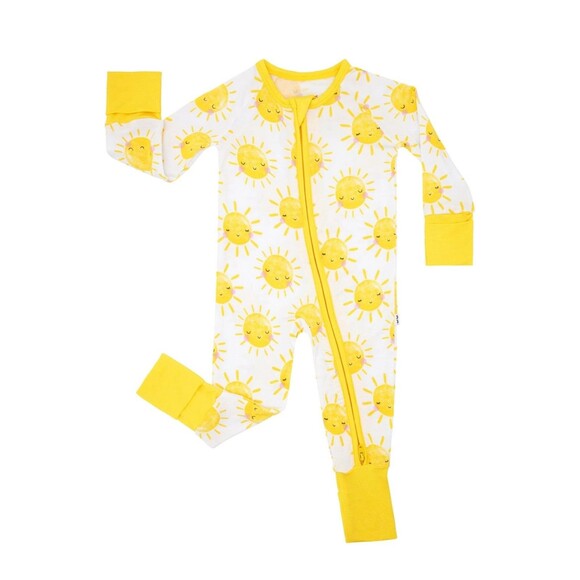 Little Sleepies Bamboo Zippy Sunshine Bamboo 0-3 Months NEW - Picture 1 of 4